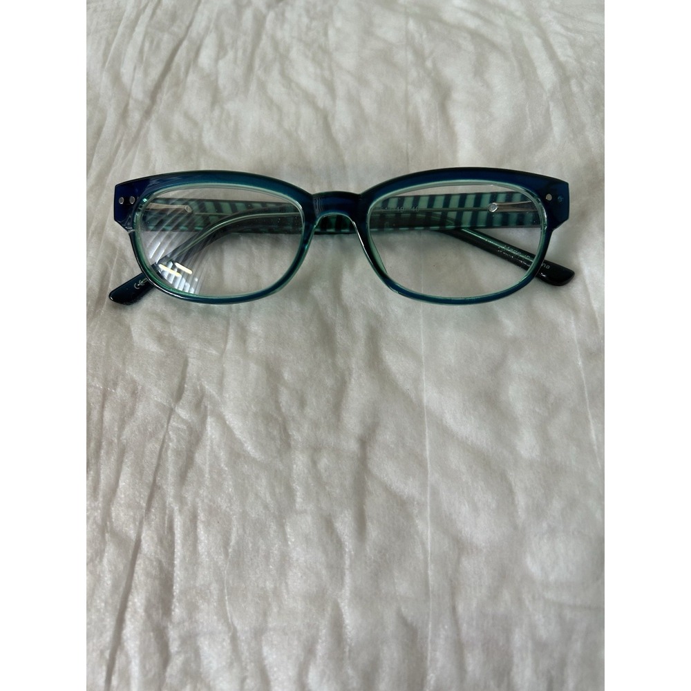 Modern Eyeglasses Frames FELINE 51-19-140 Teal - Frames Only